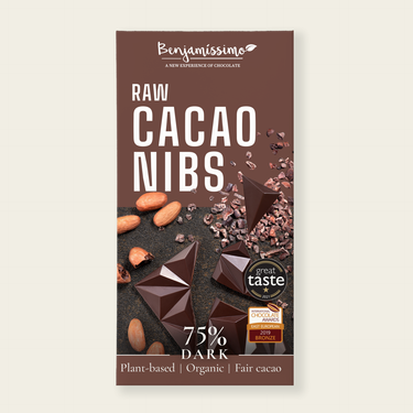 Benjamissimo Dark 75% Raw Cacao Nibs шоколад 60 гр