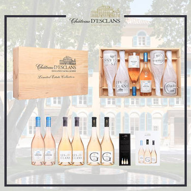 Chateau D'Esclans wooden box set