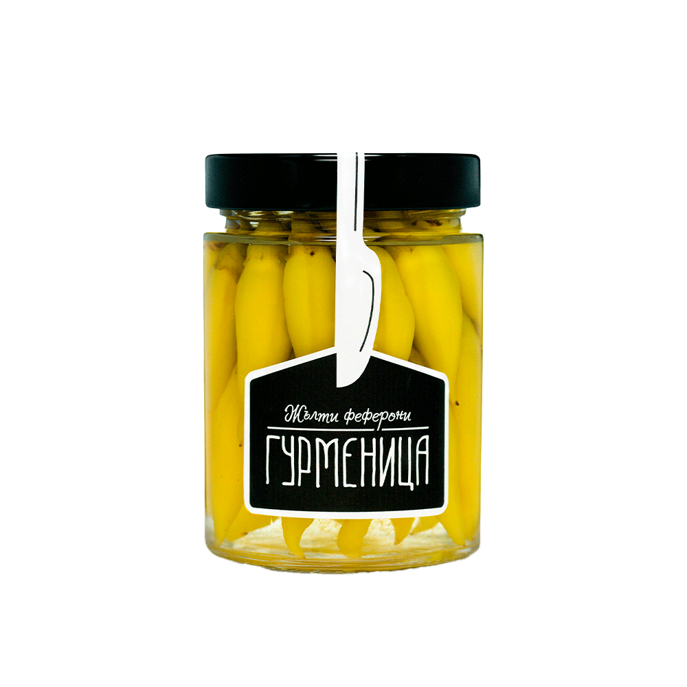 Гурменица Жълти феферони 310 гр.