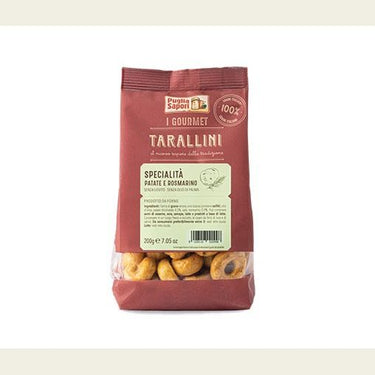 Potato and rosemary taralli, 200 g