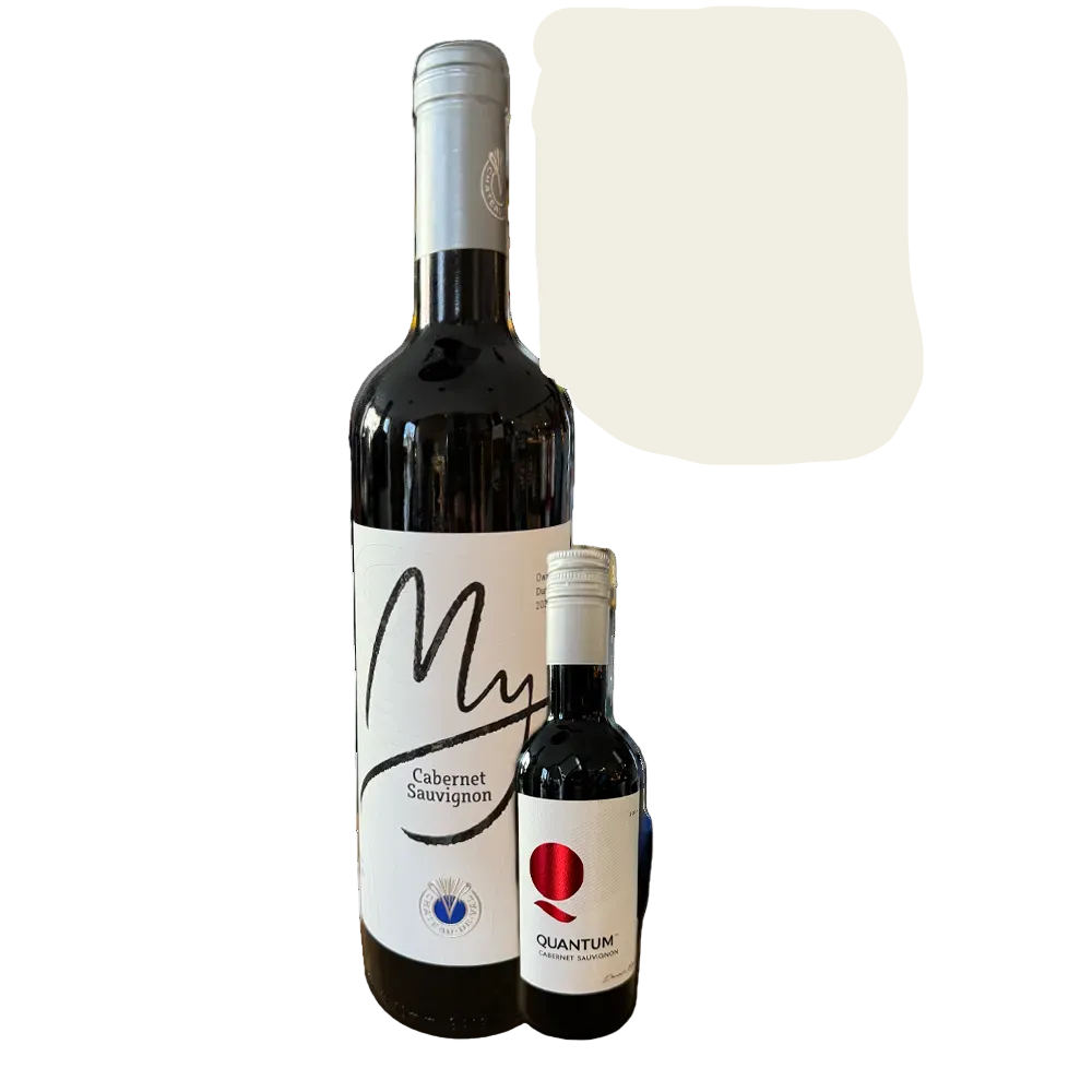 Chateau De Val Каберне Совиньон + подарък малка бутилка Quantum