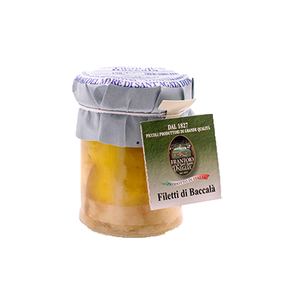 Frantoio Cod Fillet in Olive Oil, 200g