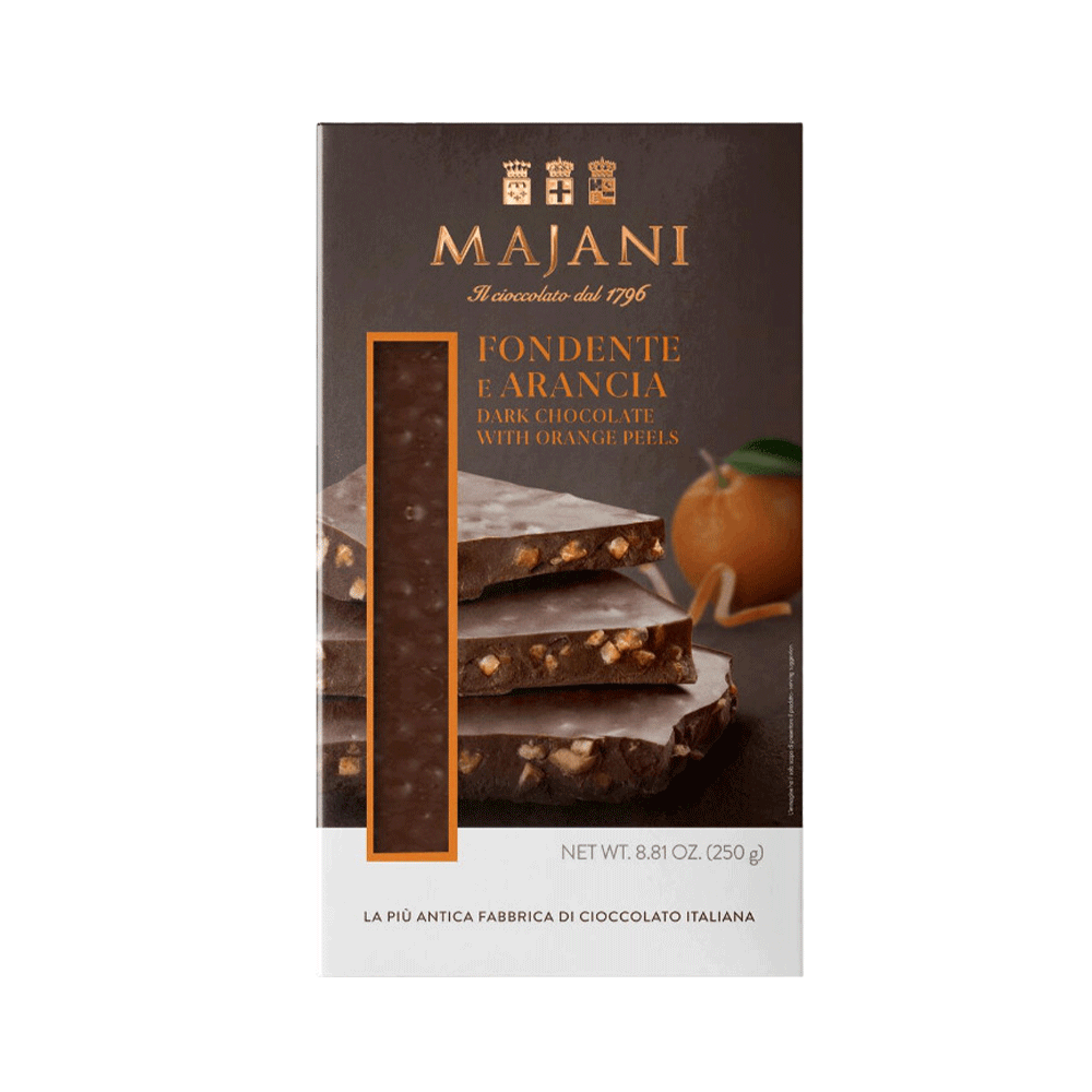 Majani Черен шоколад с портокал, 250 гр.