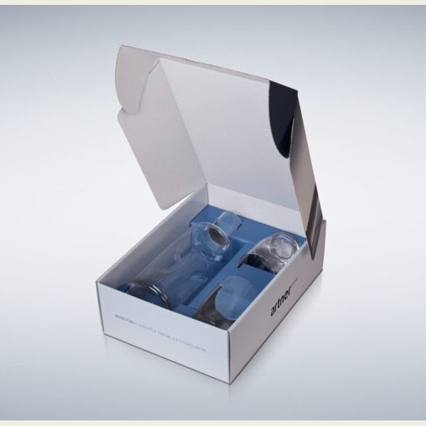 Комплект Artner Q-set от Гарафа 1000ml и 2 Q водни чаши 380ml