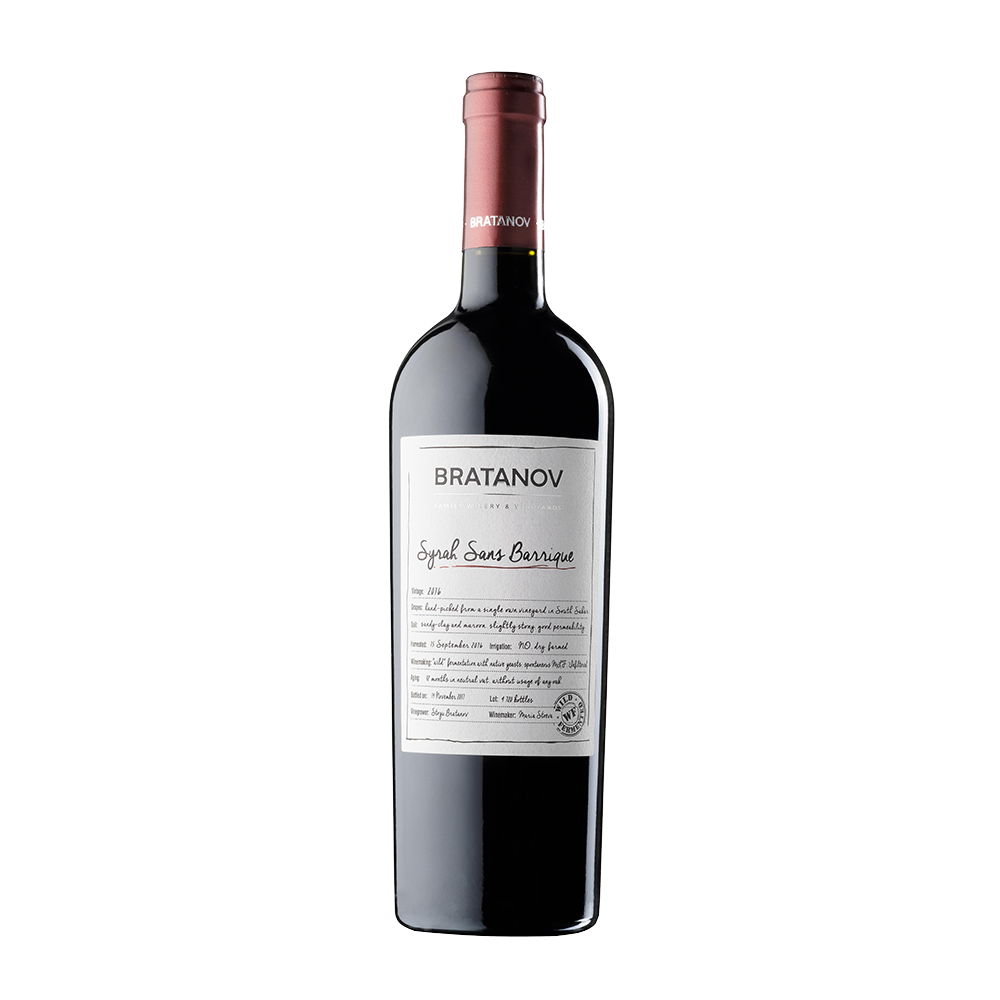 South Sakar Selection Сира Sans Barrique Wild Fermented 2019, Братанов 0.75