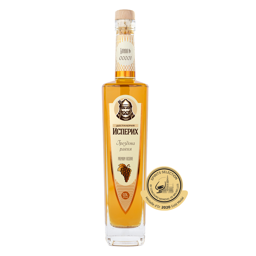 Grape Brandy Premium Reserve, Isperih 0.5