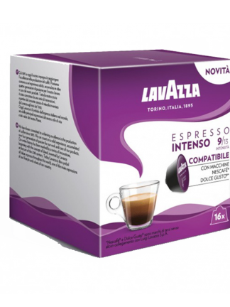 Lavazza Intenso coffee capsules compatible with Dolce Gusto system